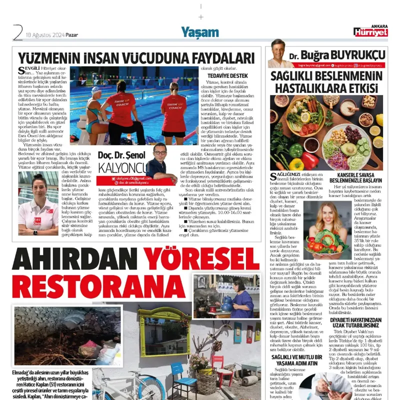 Hürriyet haberinin ekran görüntüsü